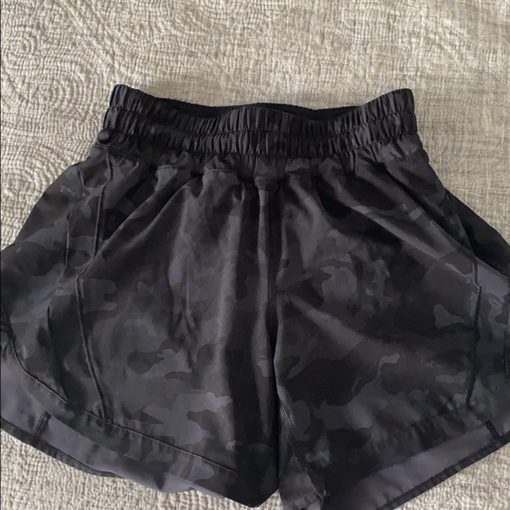 Lululemon Camo Hotty Hot Shorts